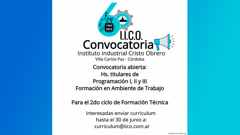 Convocatoria Abierta